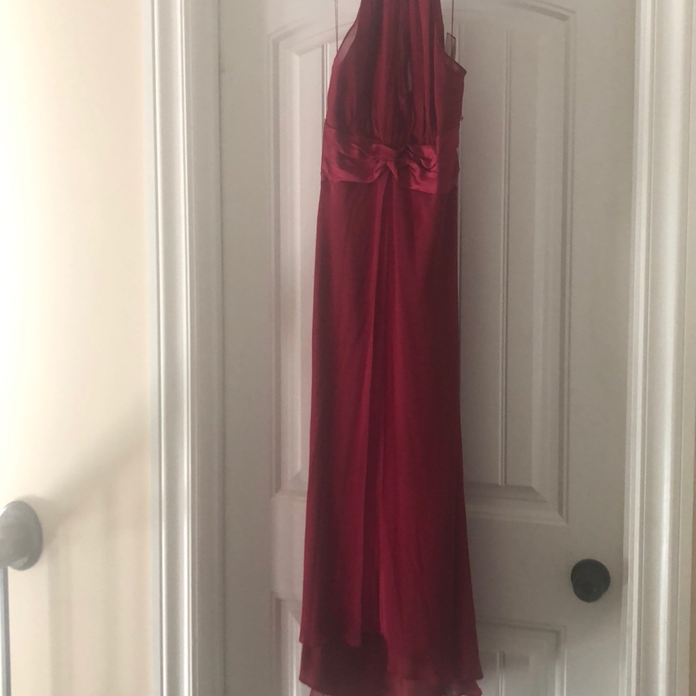 MAGGY LONDON Red Hot Halter Dress